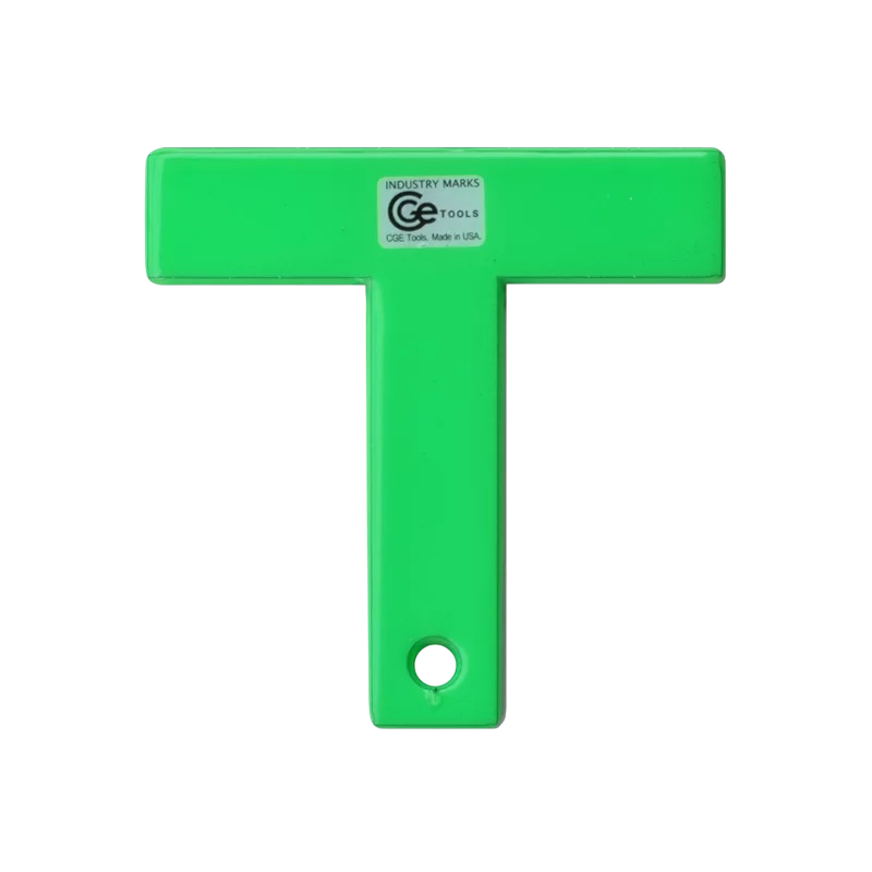 CGE Tools Industry Mark T Neon Green