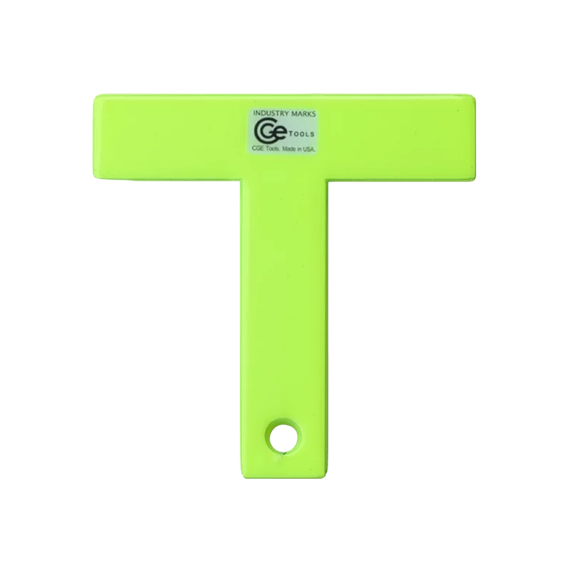 CGE Tools Industry Mark T Neon Yellow